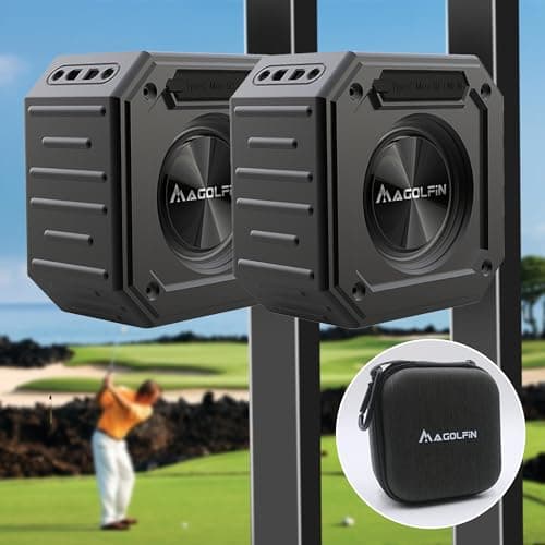 Unbranded Magnetic Golf Cart Speakers (2-pack with case)