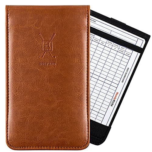 Handy Picks Leather Golf Scorecard Holder